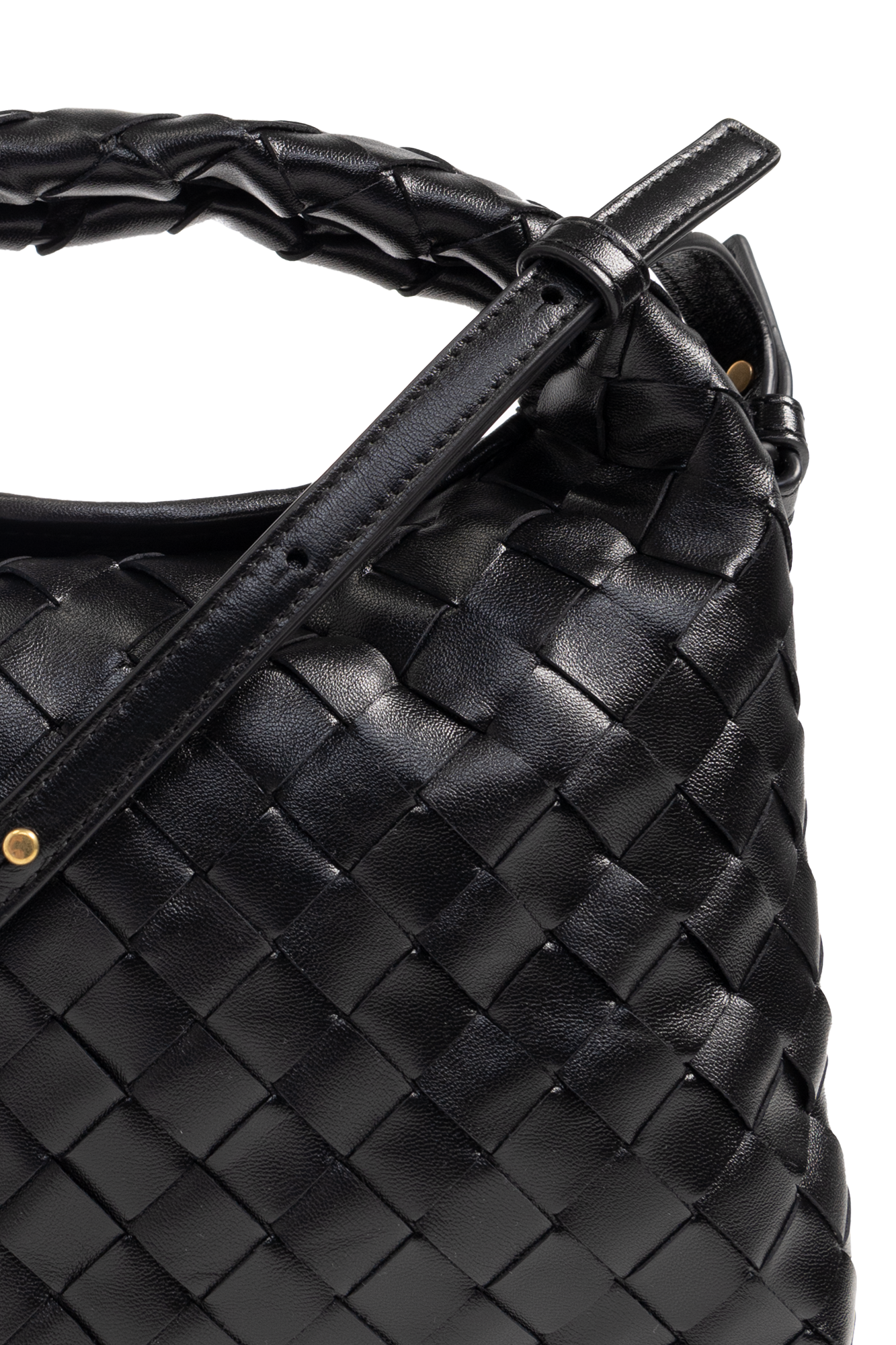 Black 'Hop Mini' shoulder bag Bottega Veneta